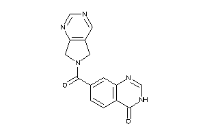 7-(5,7-dihydropyrrolo[3,4-d]pyrimidine-6-carbonyl)-3H-quinazolin-4-one