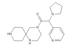 Image of 2-(3-pyridyl)-2-pyrrolidino-1-(1,4,9-triazaspiro[5.5]undecan-4-yl)ethanone