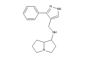 (3-phenyl-1H-pyrazol-4-yl)methyl-pyrrolizidin-1-yl-amine