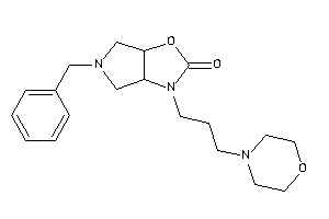 5-benzyl-3-(3-morpholinopropyl)-3a,4,6,6a-tetrahydropyrrolo[3,4-d]oxazol-2-one