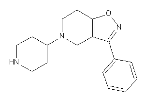 Image of 3-phenyl-5-(4-piperidyl)-6,7-dihydro-4H-isoxazolo[4,5-c]pyridine