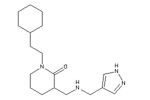 1-(2-cyclohexylethyl)-3-[(1H-pyrazol-4-ylmethylamino)methyl]-2-piperidone