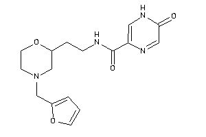 N-[2-[4-(2-furfuryl)morpholin-2-yl]ethyl]-6-keto-1H-pyrazine-3-carboxamide