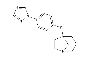 5-[4-(1,2,4-triazol-1-yl)phenoxy]-1-azabicyclo[3.2.1]octane