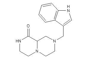 2-(1H-indol-3-ylmethyl)-3,4,6,7,8,9a-hexahydro-1H-pyrazino[1,2-a]pyrazin-9-one