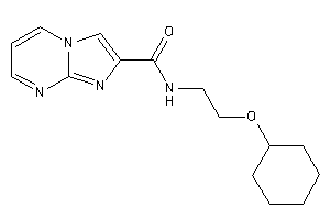 N-[2-(cyclohexoxy)ethyl]imidazo[1,2-a]pyrimidine-2-carboxamide