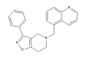 3-phenyl-5-(5-quinolylmethyl)-6,7-dihydro-4H-isoxazolo[4,5-c]pyridine