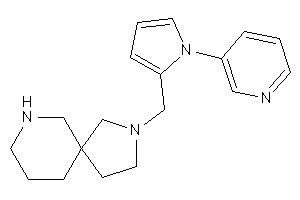 Image of 2-[[1-(3-pyridyl)pyrrol-2-yl]methyl]-2,7-diazaspiro[4.5]decane