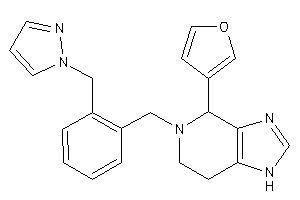 4-(3-furyl)-5-[2-(pyrazol-1-ylmethyl)benzyl]-1,4,6,7-tetrahydroimidazo[4,5-c]pyridine