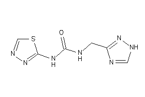 1-(1,3,4-thiadiazol-2-yl)-3-(1H-1,2,4-triazol-3-ylmethyl)urea