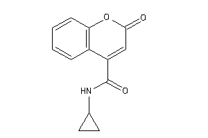 Image of N-cyclopropyl-2-keto-chromene-4-carboxamide
