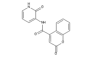 2-keto-N-(2-keto-1H-pyridin-3-yl)chromene-4-carboxamide