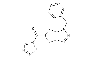 (1-benzyl-4,6-dihydropyrrolo[3,4-c]pyrazol-5-yl)-(thiadiazol-5-yl)methanone