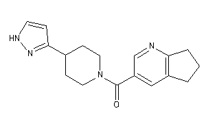 [4-(1H-pyrazol-3-yl)piperidino]-(1-pyrindan-3-yl)methanone