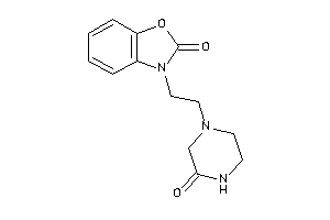 3-[2-(3-ketopiperazino)ethyl]-1,3-benzoxazol-2-one