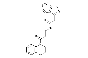 N-[3-(3,4-dihydro-2H-quinolin-1-yl)-3-keto-propyl]-2-indoxazen-3-yl-acetamide