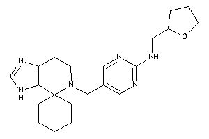 [5-(spiro[6,7-dihydro-3H-imidazo[4,5-c]pyridine-4,1'-cyclohexane]-5-ylmethyl)pyrimidin-2-yl]-(tetrahydrofurfuryl)amine