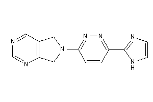 6-[6-(1H-imidazol-2-yl)pyridazin-3-yl]-5,7-dihydropyrrolo[3,4-d]pyrimidine