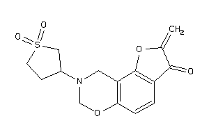 Image of 8-(1,1-diketothiolan-3-yl)-2-methylene-7,9-dihydrofuro[2,3-f][1,3]benzoxazin-3-one