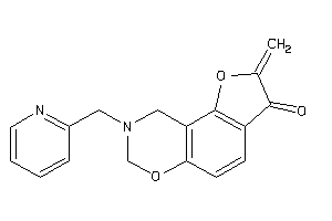 2-methylene-8-(2-pyridylmethyl)-7,9-dihydrofuro[2,3-f][1,3]benzoxazin-3-one
