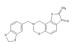 Image of 2-methylene-8-piperonyl-7,9-dihydrofuro[2,3-f][1,3]benzoxazin-3-one