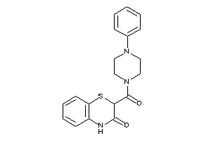 2-(4-phenylpiperazine-1-carbonyl)-4H-1,4-benzothiazin-3-one