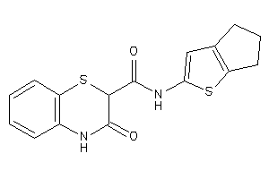 N-(5,6-dihydro-4H-cyclopenta[b]thiophen-2-yl)-3-keto-4H-1,4-benzothiazine-2-carboxamide