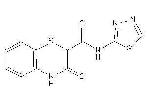 Image of 3-keto-N-(1,3,4-thiadiazol-2-yl)-4H-1,4-benzothiazine-2-carboxamide