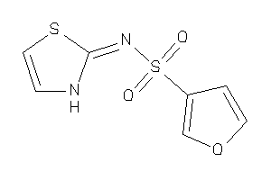 N-(4-thiazolin-2-ylidene)furan-3-sulfonamide