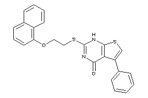 2-[2-(1-naphthoxy)ethylthio]-5-phenyl-1H-thieno[2,3-d]pyrimidin-4-one