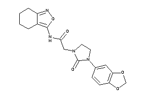 Image of 2-[3-(1,3-benzodioxol-5-yl)-2-keto-imidazolidin-1-yl]-N-(4,5,6,7-tetrahydroanthranil-3-yl)acetamide