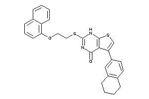 2-[2-(1-naphthoxy)ethylthio]-5-tetralin-6-yl-1H-thieno[2,3-d]pyrimidin-4-one