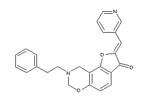 Image of 8-phenethyl-2-(3-pyridylmethylene)-7,9-dihydrofuro[2,3-f][1,3]benzoxazin-3-one