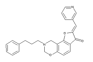 8-(3-phenylpropyl)-2-(3-pyridylmethylene)-7,9-dihydrofuro[2,3-f][1,3]benzoxazin-3-one