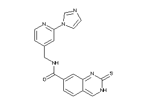 N-[(2-imidazol-1-yl-4-pyridyl)methyl]-2-thioxo-3H-quinazoline-7-carboxamide