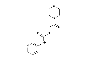 1-(2-keto-2-thiomorpholino-ethyl)-3-(3-pyridyl)urea