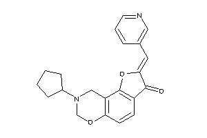 Image of 8-cyclopentyl-2-(3-pyridylmethylene)-7,9-dihydrofuro[2,3-f][1,3]benzoxazin-3-one