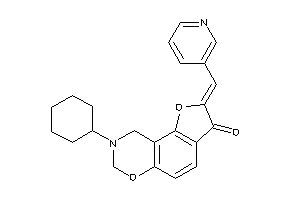 8-cyclohexyl-2-(3-pyridylmethylene)-7,9-dihydrofuro[2,3-f][1,3]benzoxazin-3-one