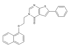 3-[2-(1-naphthoxy)ethyl]-6-phenyl-thieno[2,3-d]pyrimidin-4-one
