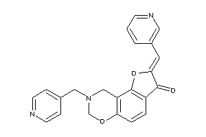 8-(4-pyridylmethyl)-2-(3-pyridylmethylene)-7,9-dihydrofuro[2,3-f][1,3]benzoxazin-3-one