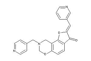 Image of 8-(4-pyridylmethyl)-2-(3-pyridylmethylene)-7,9-dihydrofuro[2,3-f][1,3]benzoxazin-3-one