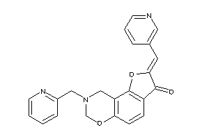 8-(2-pyridylmethyl)-2-(3-pyridylmethylene)-7,9-dihydrofuro[2,3-f][1,3]benzoxazin-3-one