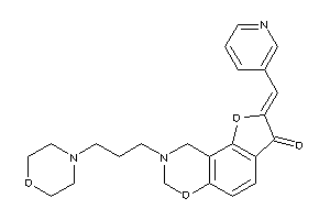 8-(3-morpholinopropyl)-2-(3-pyridylmethylene)-7,9-dihydrofuro[2,3-f][1,3]benzoxazin-3-one