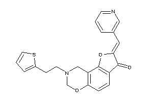 2-(3-pyridylmethylene)-8-[2-(2-thienyl)ethyl]-7,9-dihydrofuro[2,3-f][1,3]benzoxazin-3-one