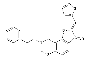 8-phenethyl-2-(2-thenylidene)-7,9-dihydrofuro[2,3-f][1,3]benzoxazin-3-one