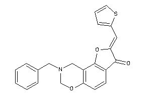 Image of 8-benzyl-2-(2-thenylidene)-7,9-dihydrofuro[2,3-f][1,3]benzoxazin-3-one