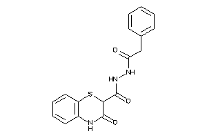 3-keto-N'-(2-phenylacetyl)-4H-1,4-benzothiazine-2-carbohydrazide