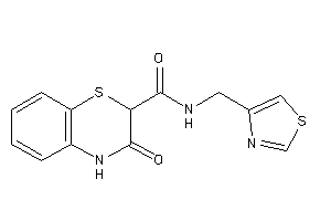 3-keto-N-(thiazol-4-ylmethyl)-4H-1,4-benzothiazine-2-carboxamide