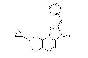 8-cyclopropyl-2-(2-thenylidene)-7,9-dihydrofuro[2,3-f][1,3]benzoxazin-3-one
