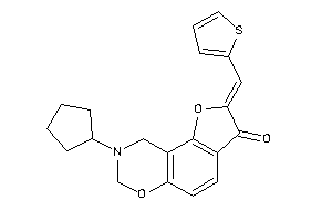 8-cyclopentyl-2-(2-thenylidene)-7,9-dihydrofuro[2,3-f][1,3]benzoxazin-3-one